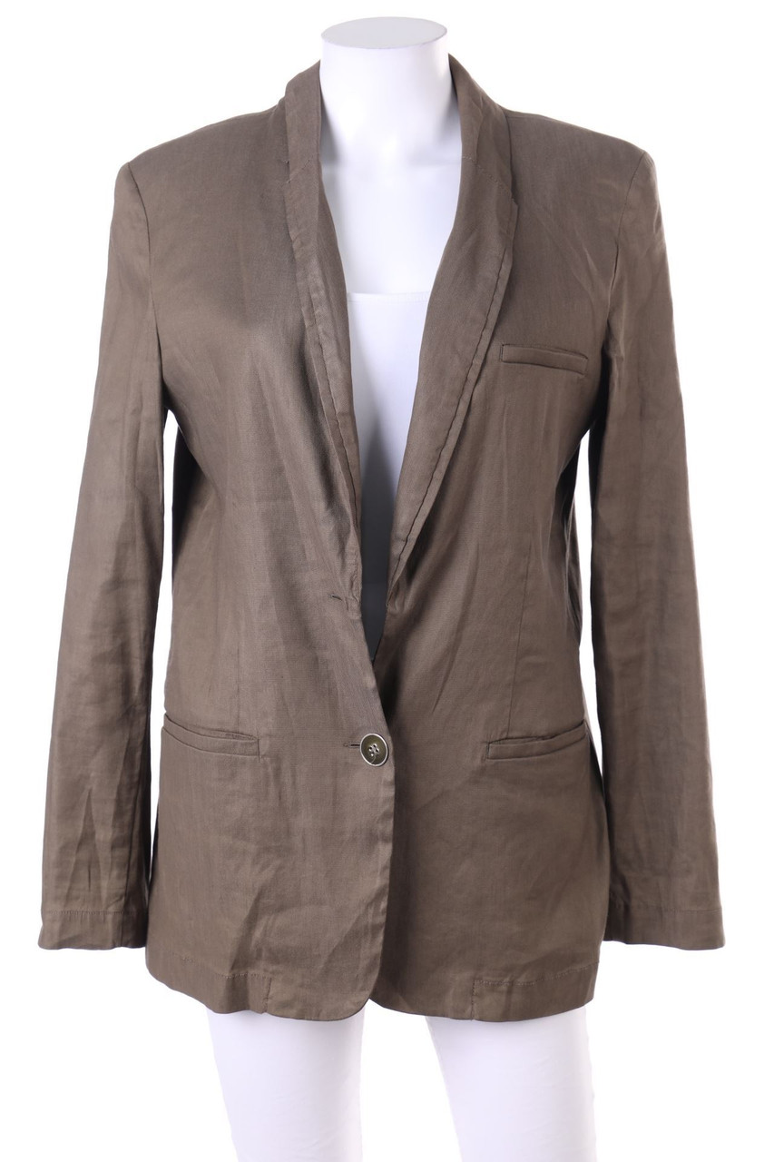AJ ARMANI JEANS - Leinen-Blazer mit Schalkragen - D 38