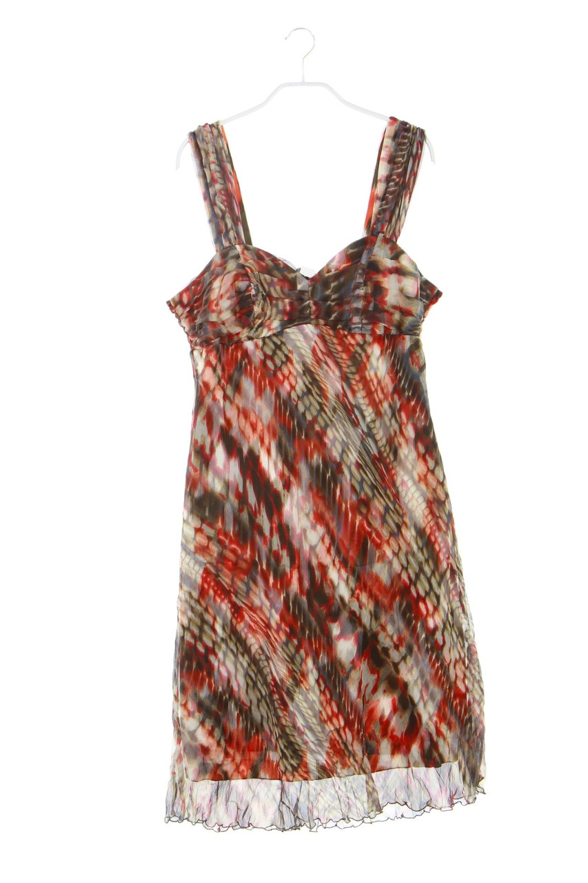 PATRIZIA DINI - Seidenkleid aus Seide mit Print - D 40