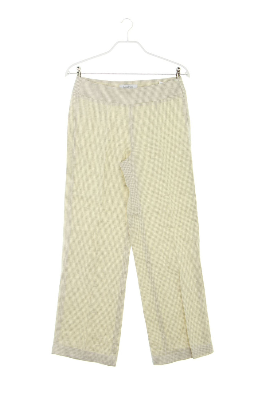 Max Mara - Karo-Hose mit Wolle - D 40