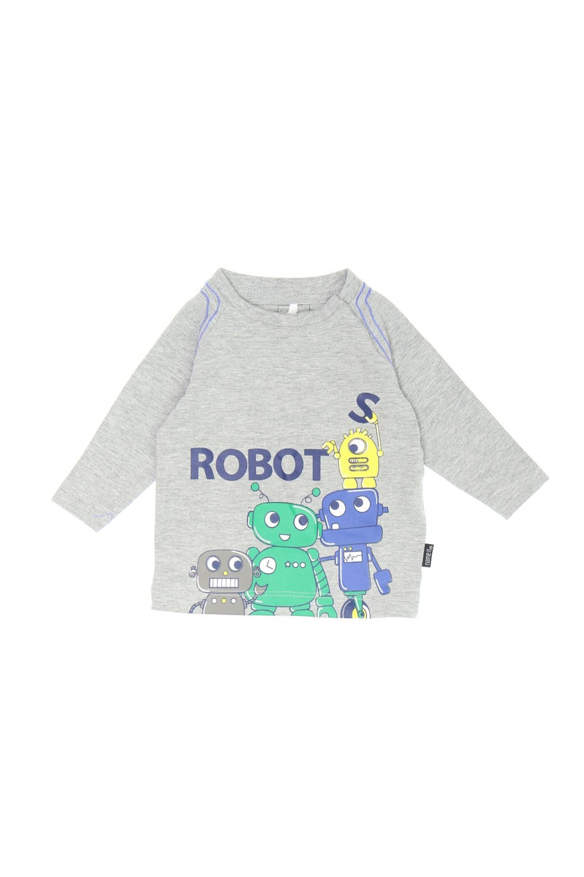 name it - T-Shirt aus Baumwoll-Mix mit Print - 56