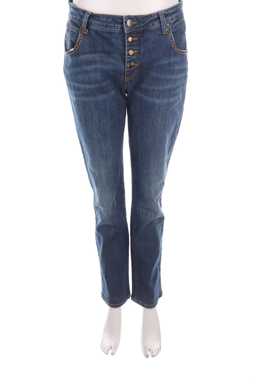 Piú & Piú - Jeans aus Baumwolle mit Logo-Knöpfen - D 38