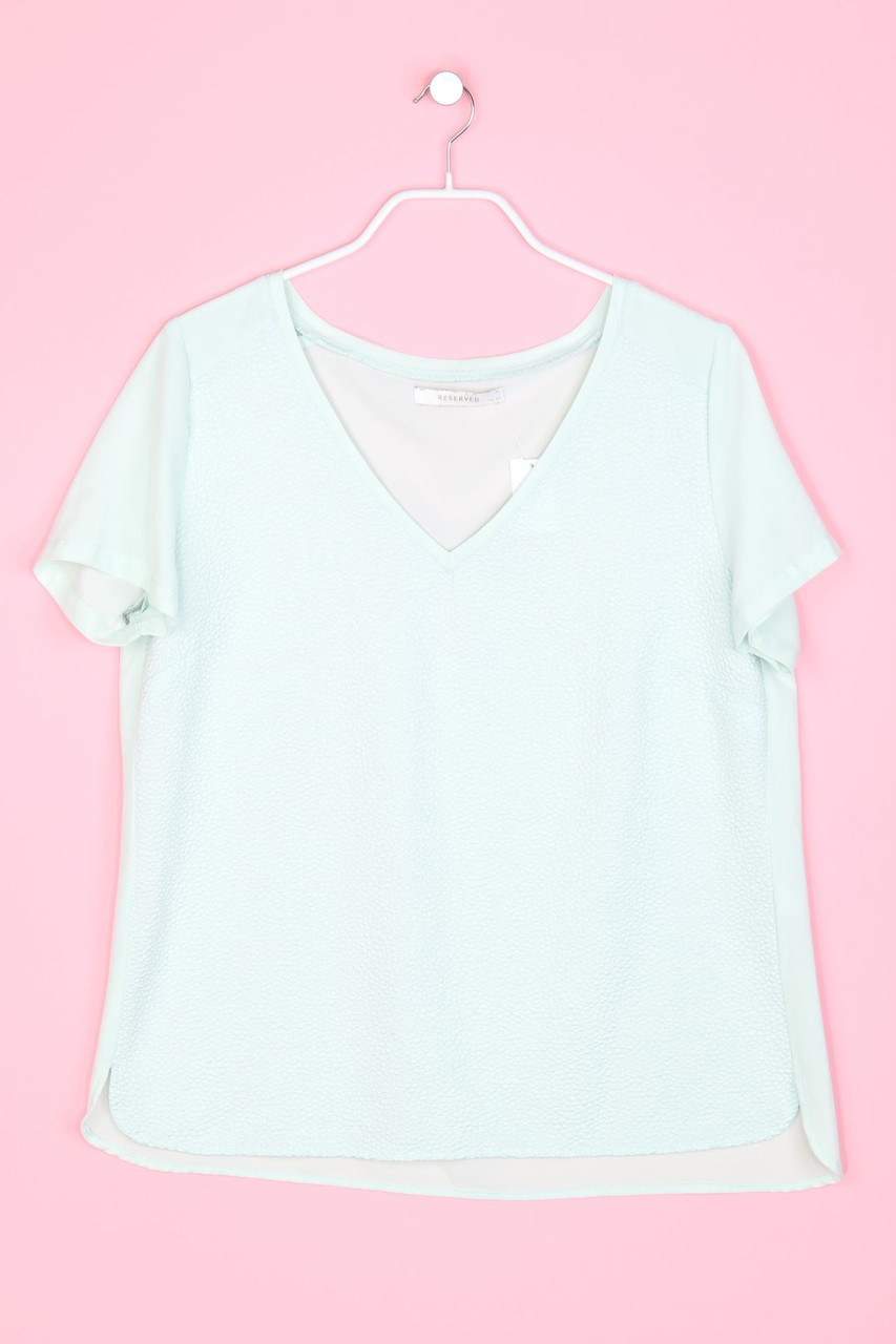 RESERVED - Kurzarm-Bluse - D 42