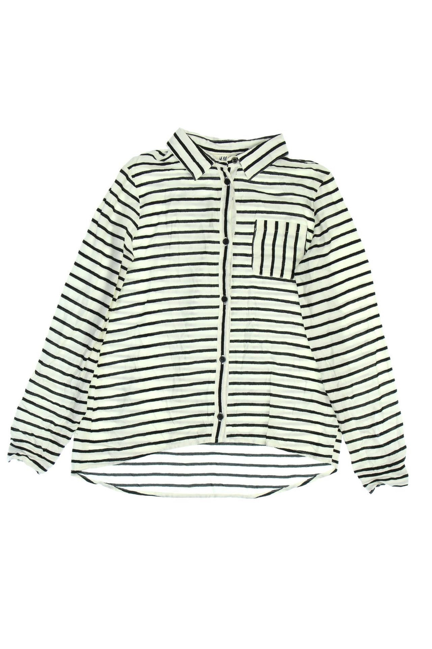 H&M - Hemd-Bluse mit Streifen - 152