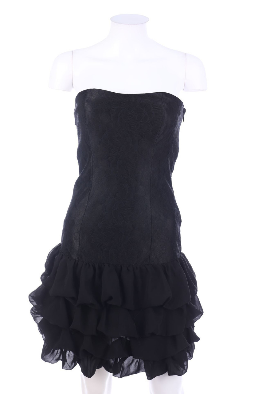 VILA - Spitzen-Kleid im Layer Look - S