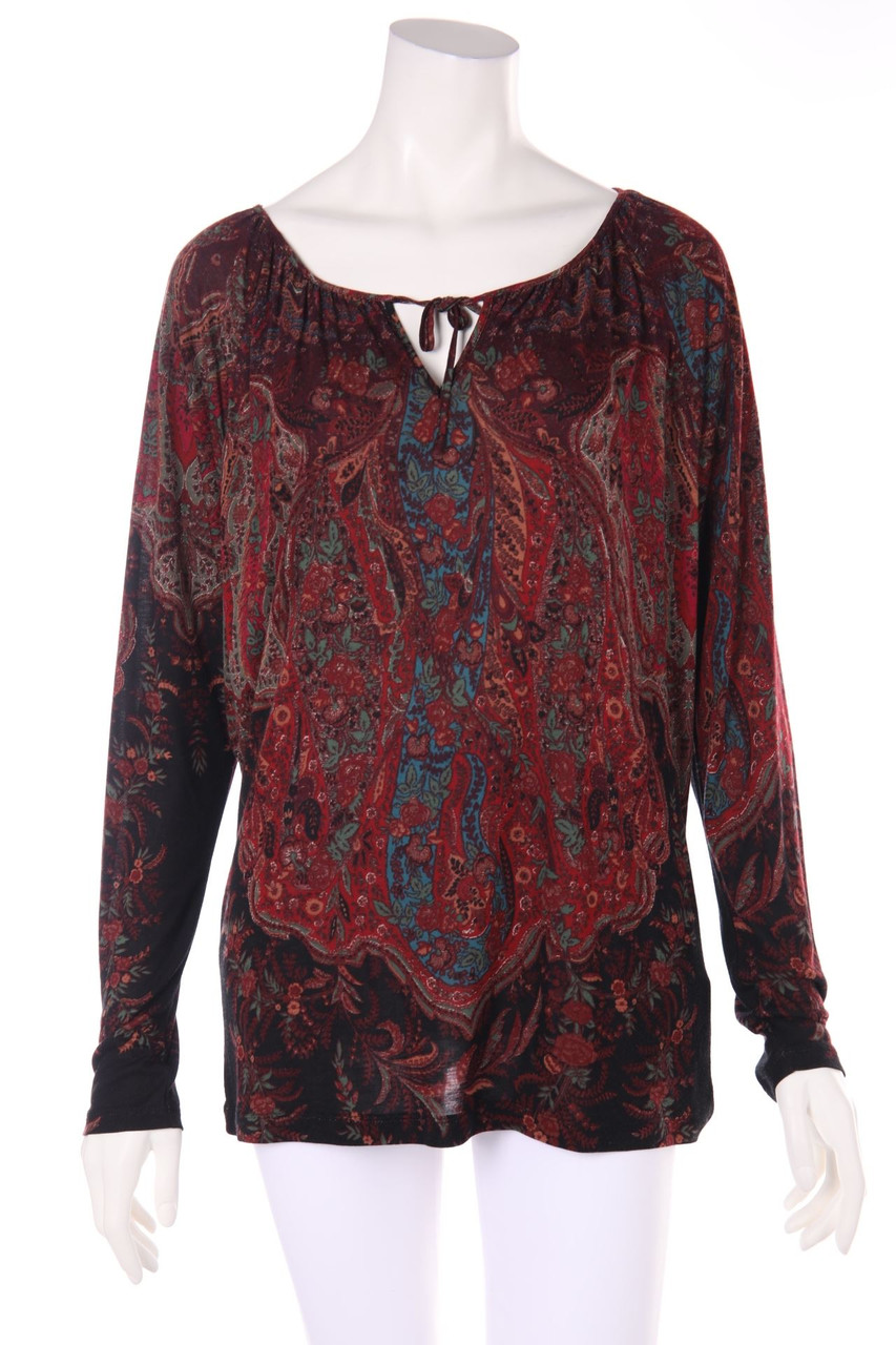 LAUREN RALPH LAUREN - Longsleeve-Shirt mit floralem Muster - L