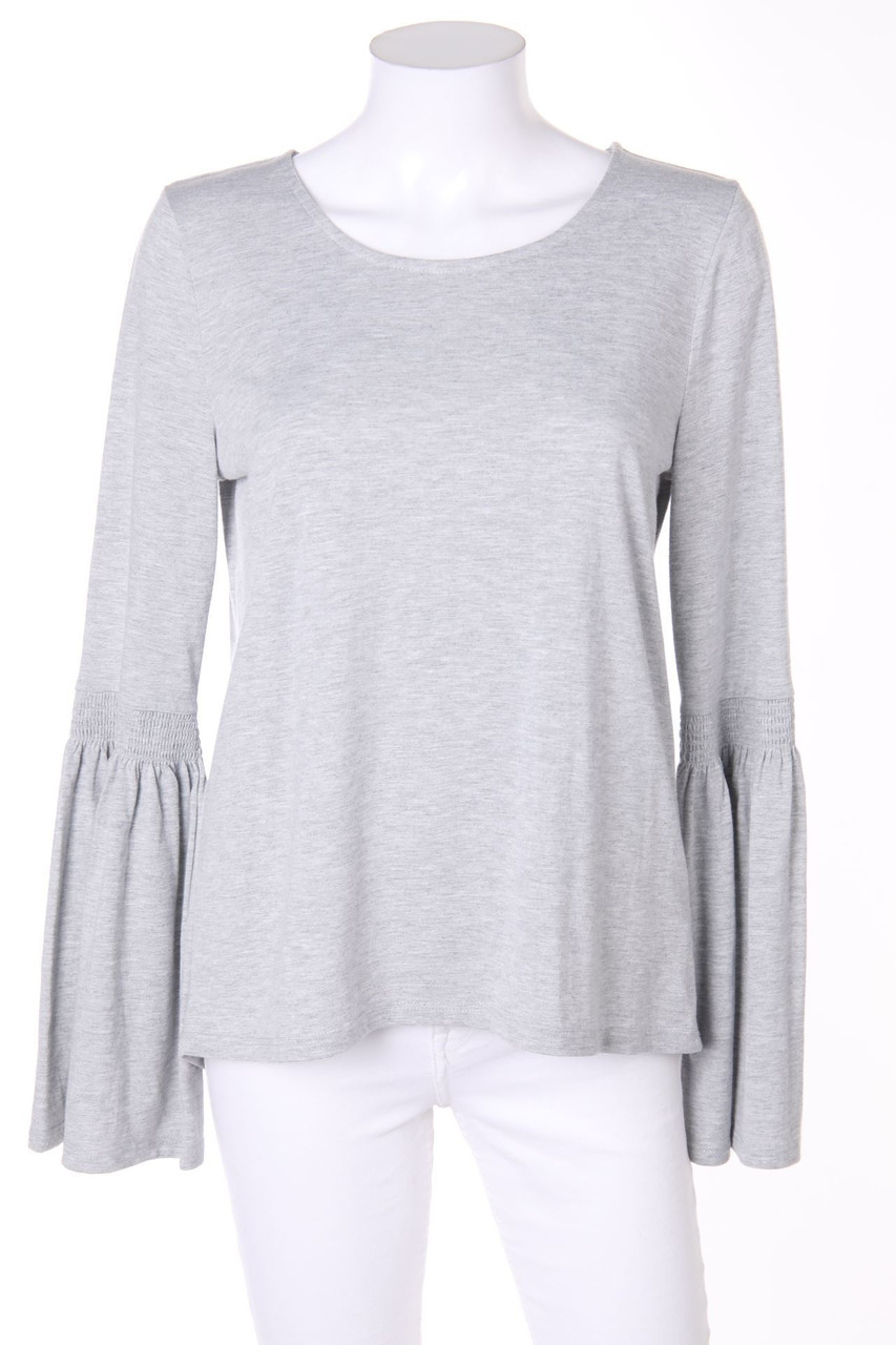 DECJUBA - Longsleeve-Shirt mit Volants - S