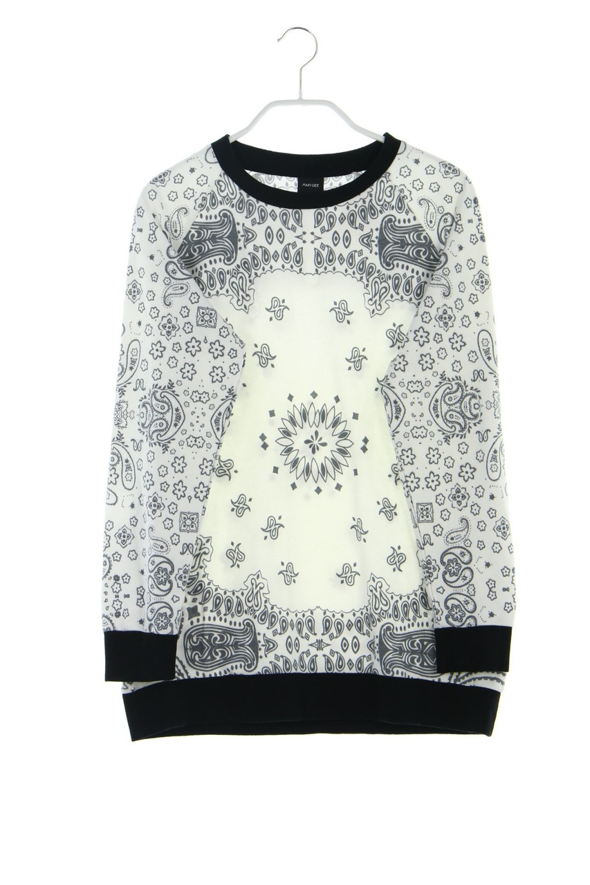 AMY GEE - Sweatshirt mit Paisley-Print - XS