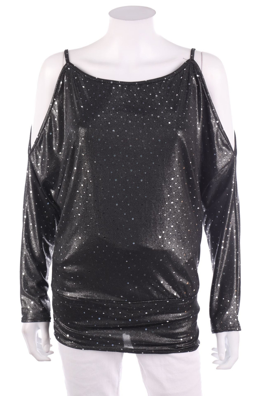 TOUT FEU TOUT FEMME - Batwing-Shirt mit Metallic-Effekt - D 36