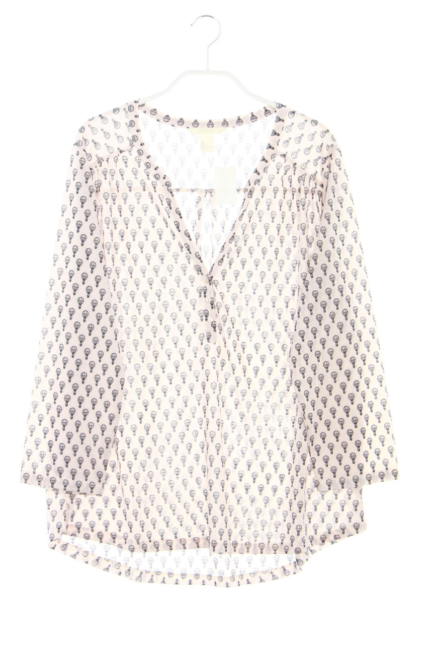 H&M - 3/4-Arm-Shirt mit Print - L
