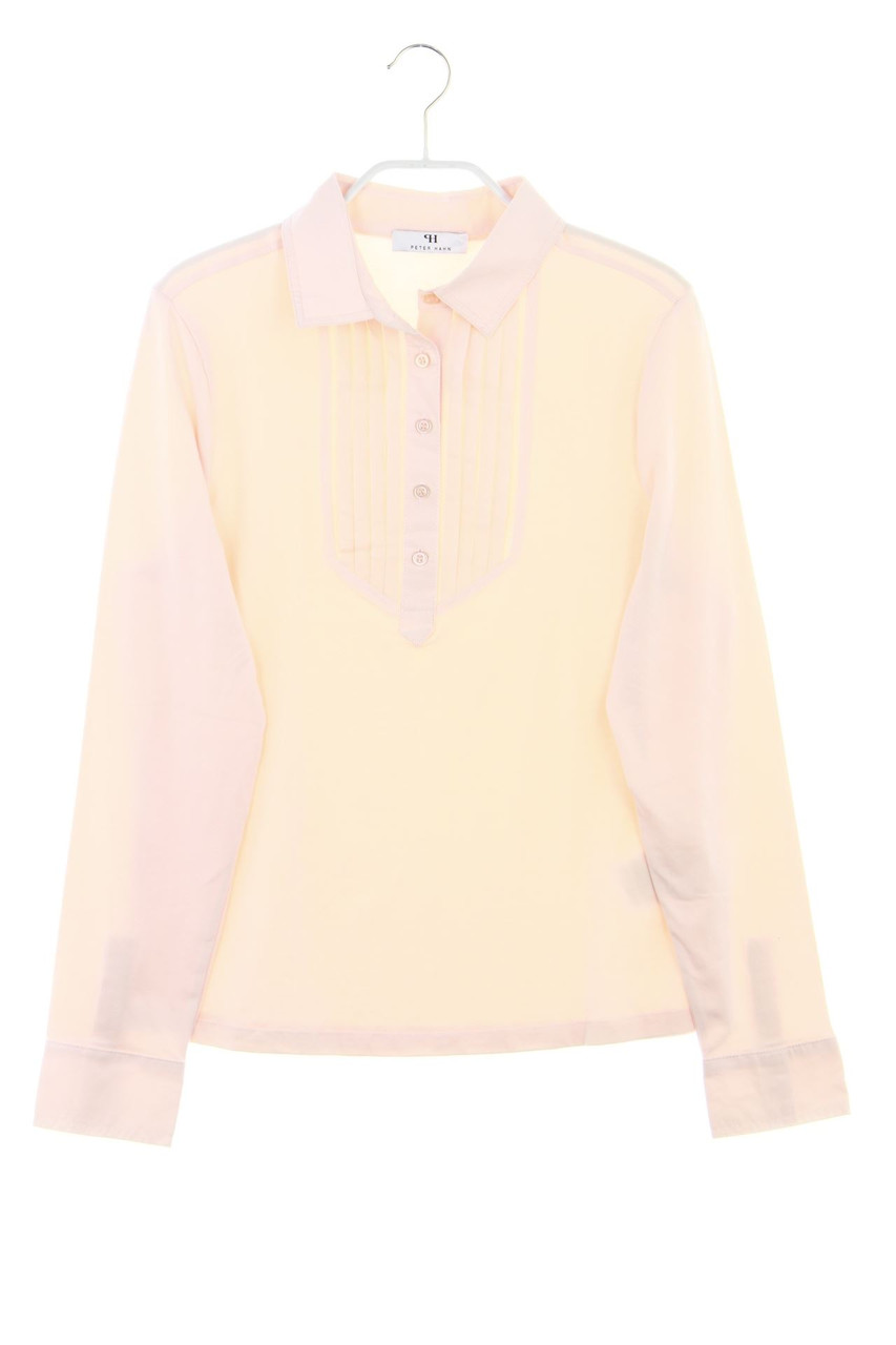 Peter Hahn - Longsleeve-Shirt aus Baumwolle mit Biesen - D 36