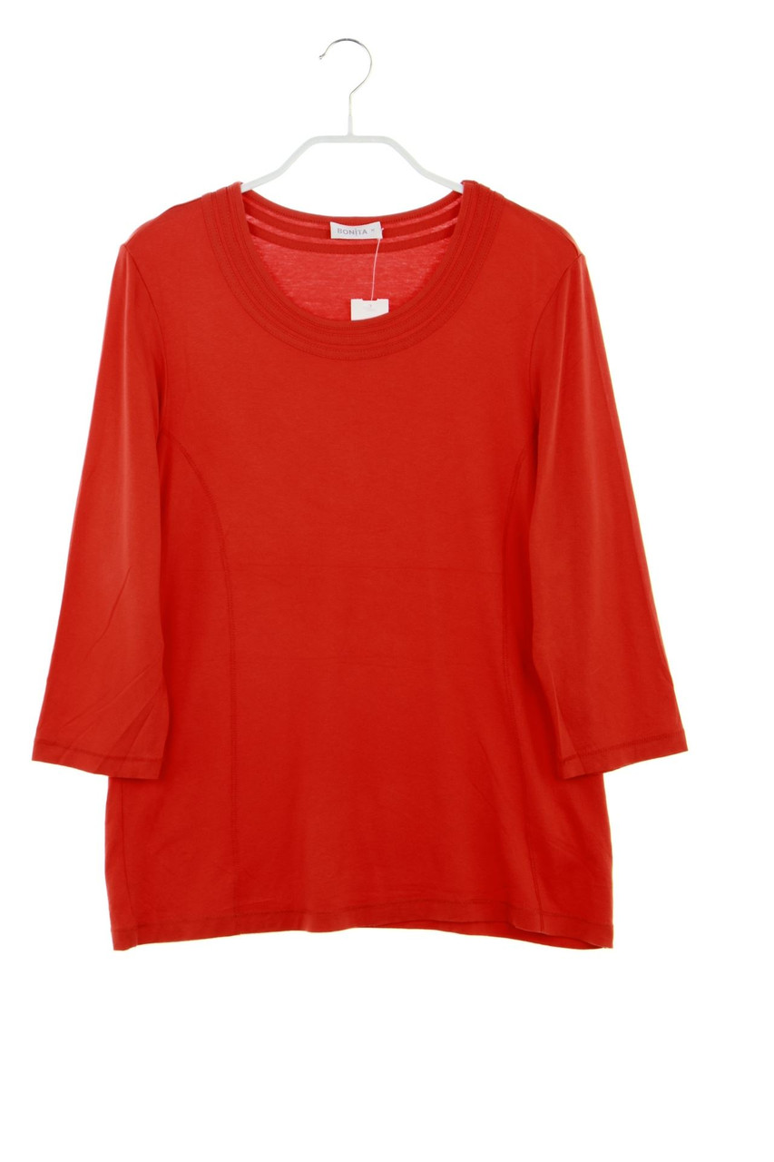 BONITA - 3/4-Arm-Shirt aus Viskose-Mix mit Applikationen - M