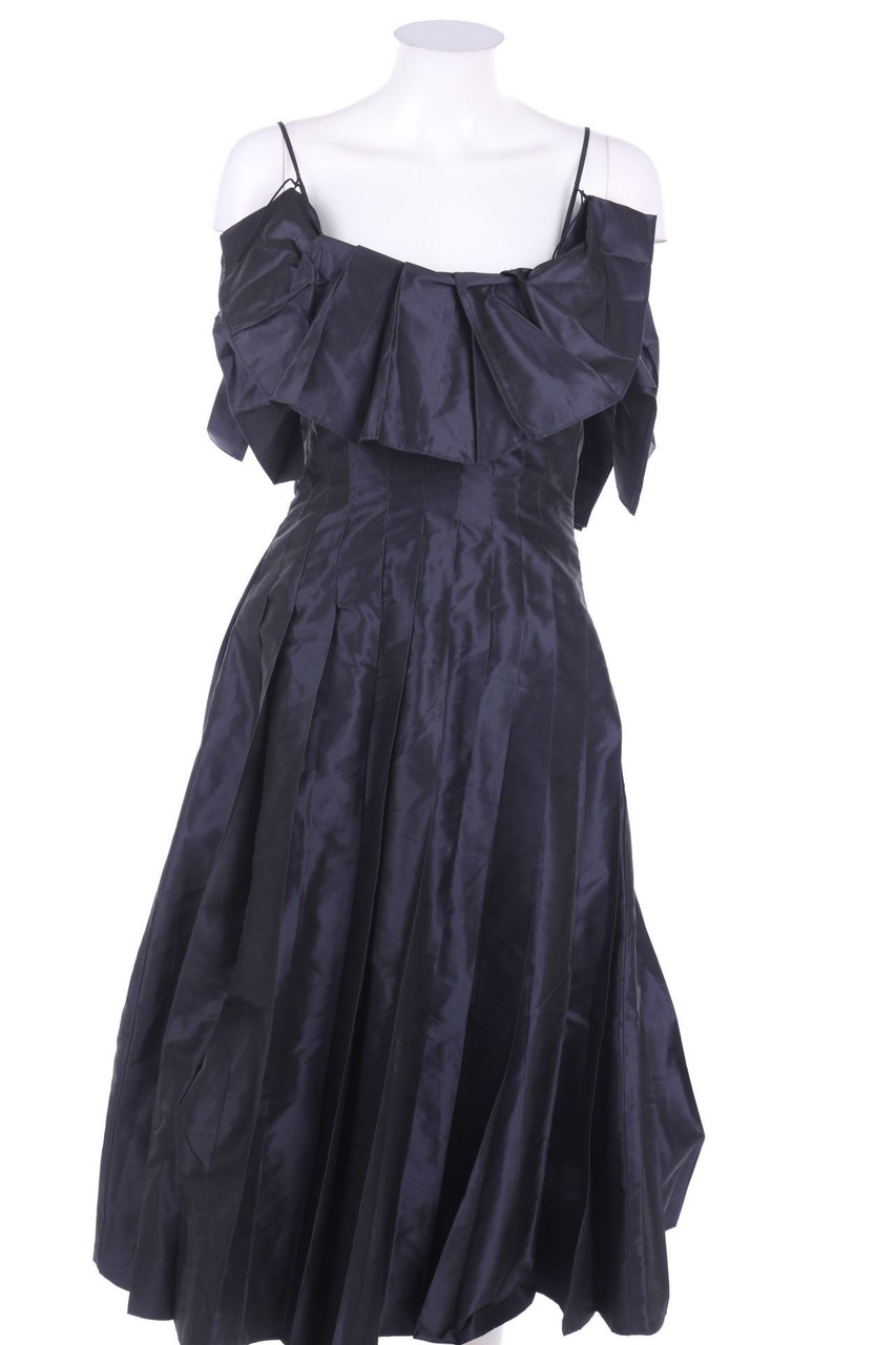 MORGANE LE FAY - Abendkleid aus Seide mit Falten - S