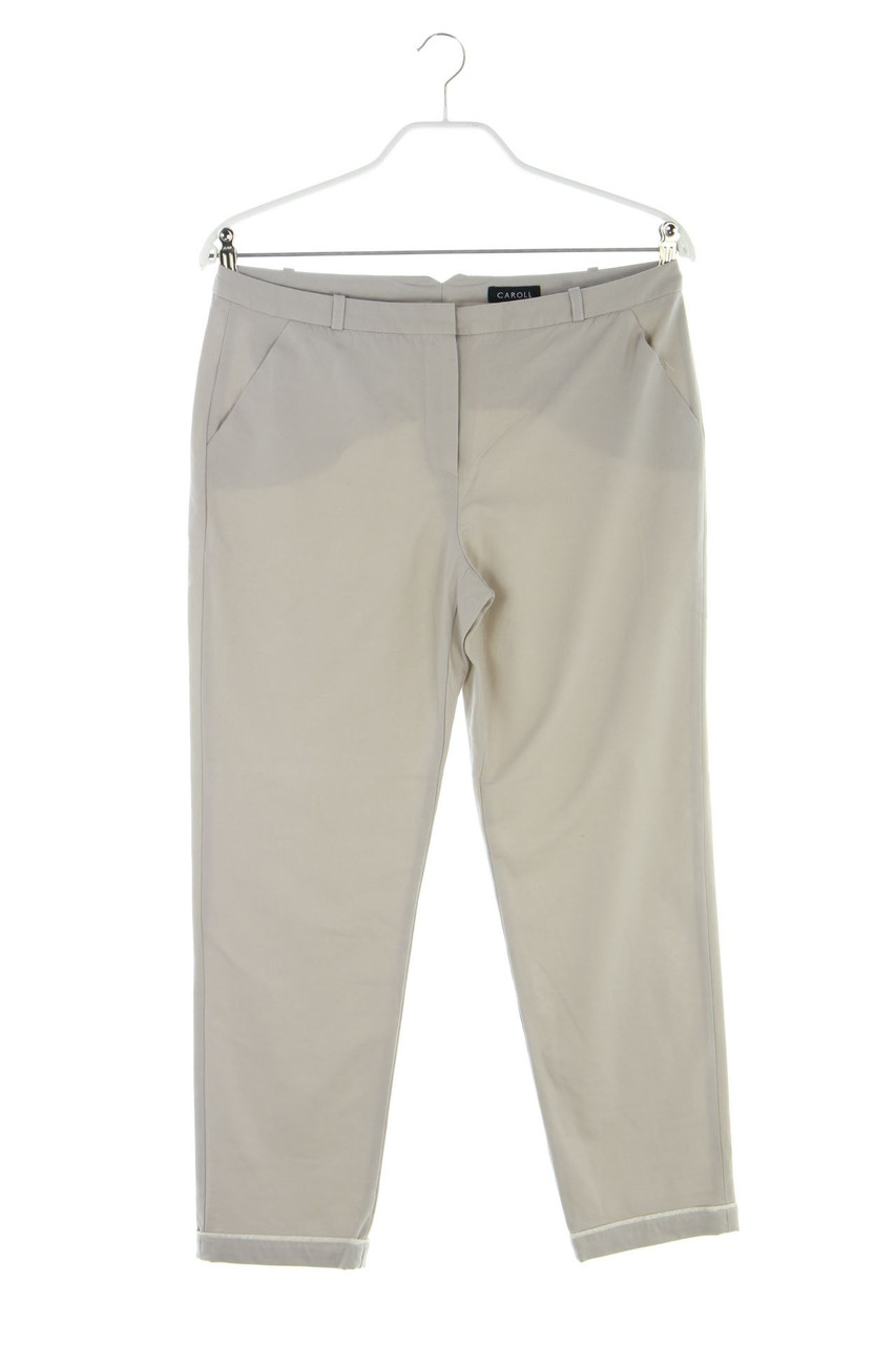 CAROLL - Hose mit Leinen mit Paspelierung - D 42