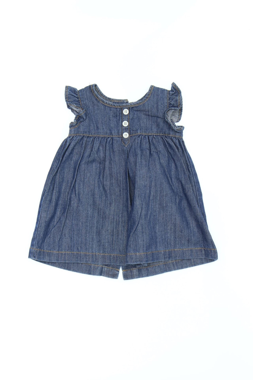 GOCCO - Denim-Kleid mit Rüschen - 74