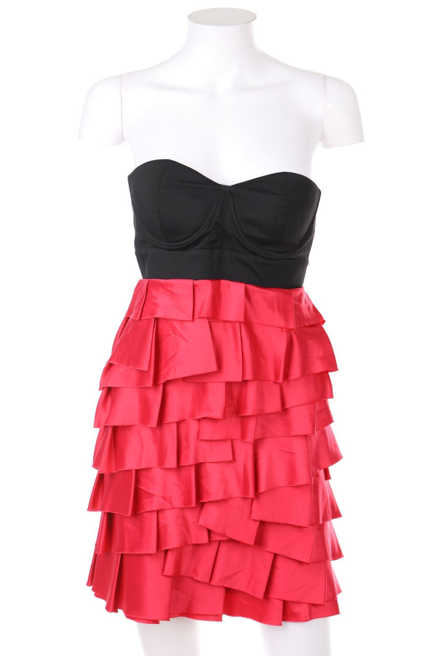 LIPSY - Bandeau-Party-Kleid mit Volants - D 36
