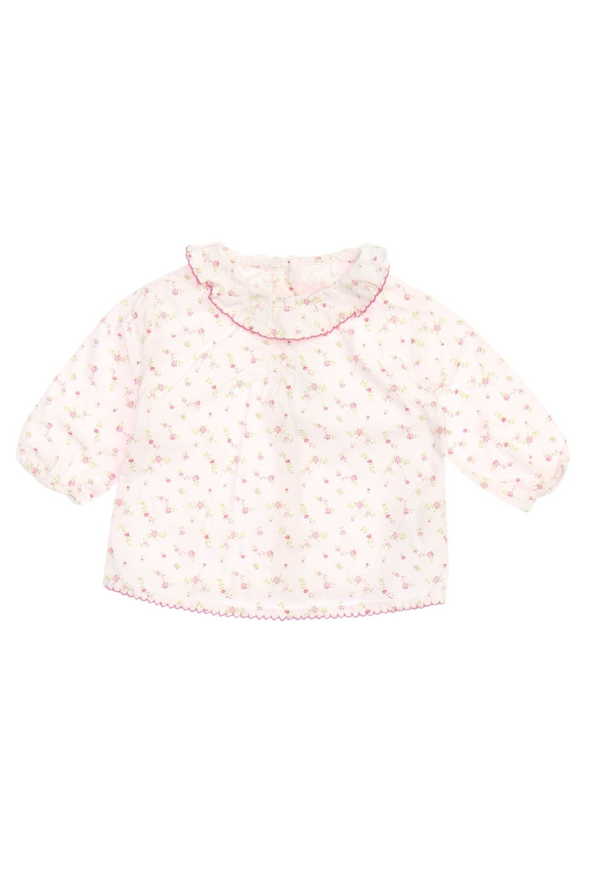 jacadi Paris - Baumwoll-Bluse mit Blumen-Print - 68
