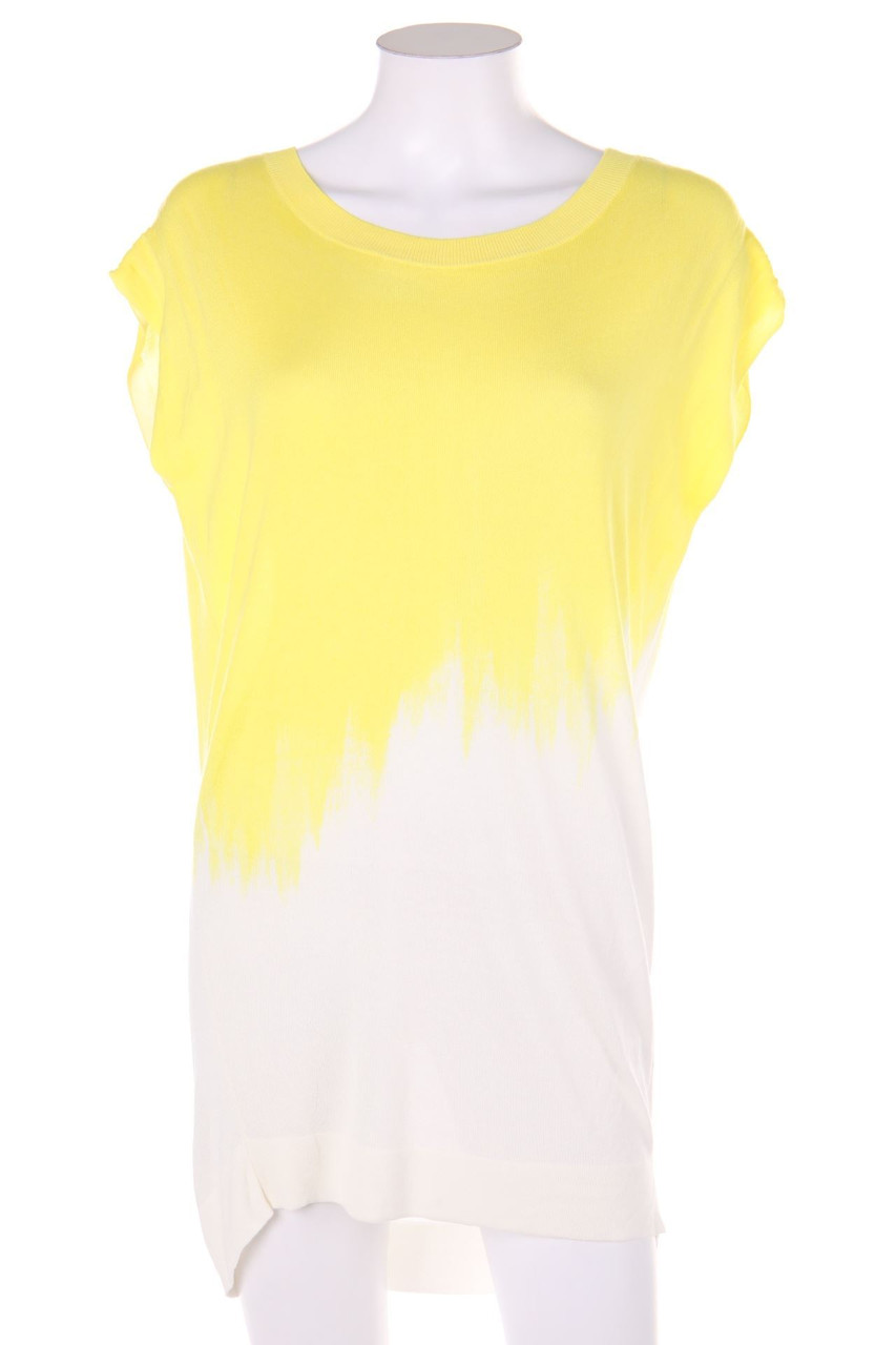 UNITED COLORS OF BENETTON - Strick-Strickkleid aus Viskose mit Dip Dye-Effekt - XS