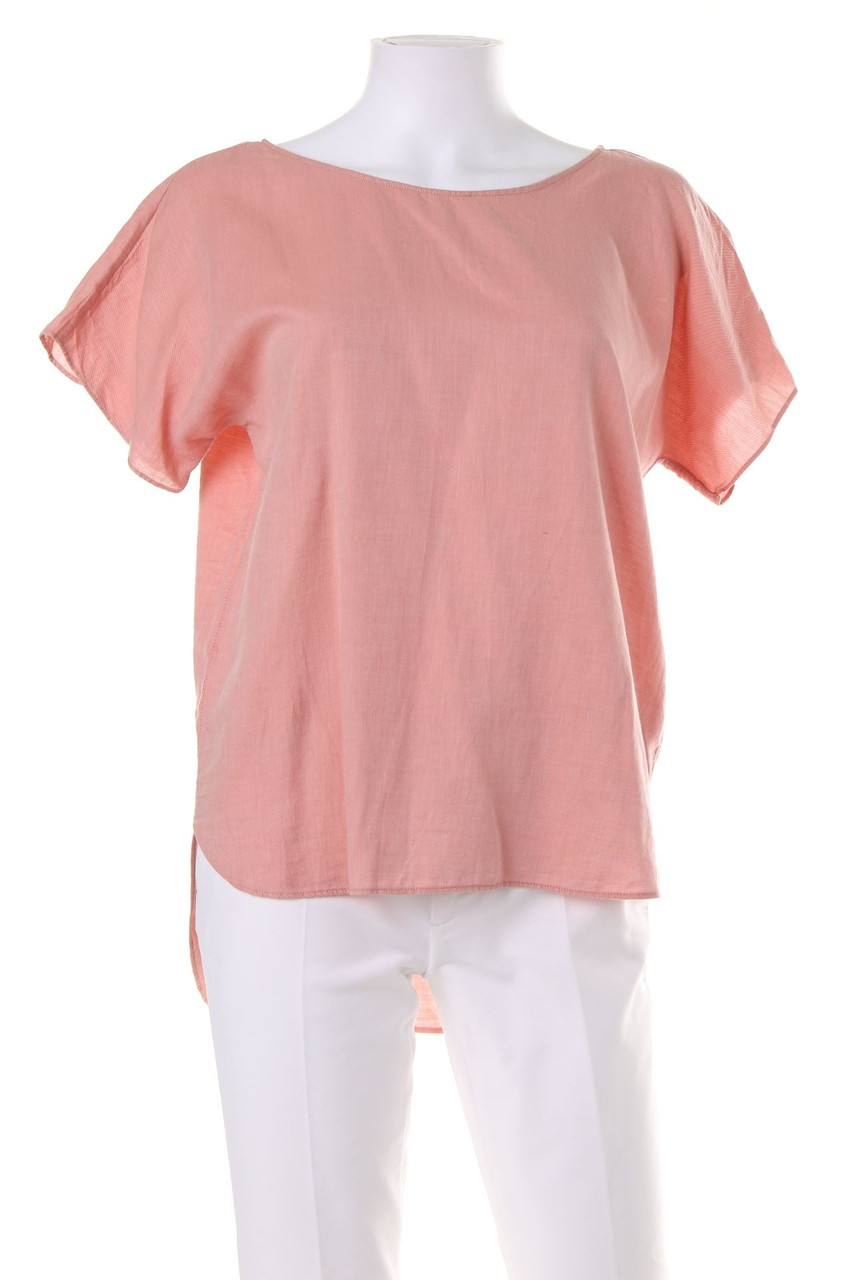 COS - Kurzarm-Bluse aus Baumwolle - XS