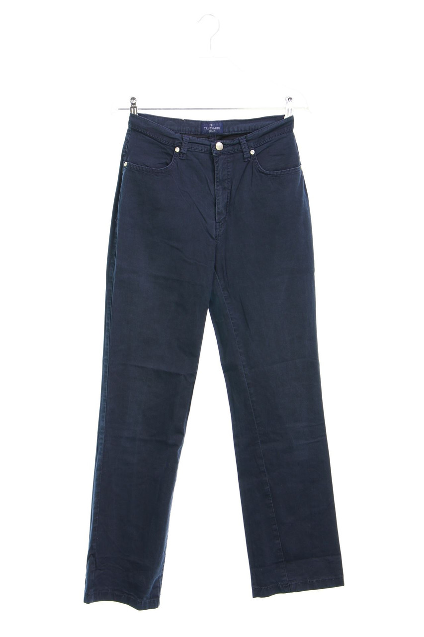 TRUSSARDI JEANS - Hose aus Baumwoll-Mix mit Logo-Patch - W27