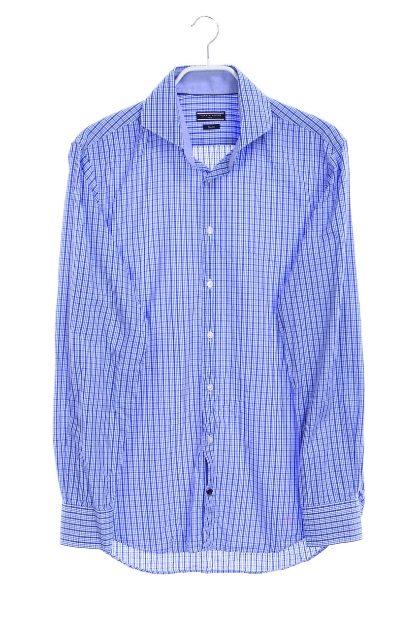 TOMMY HILFIGER - Kurzarm-Hemd mit Karo-Muster aus Baumwolle - 42