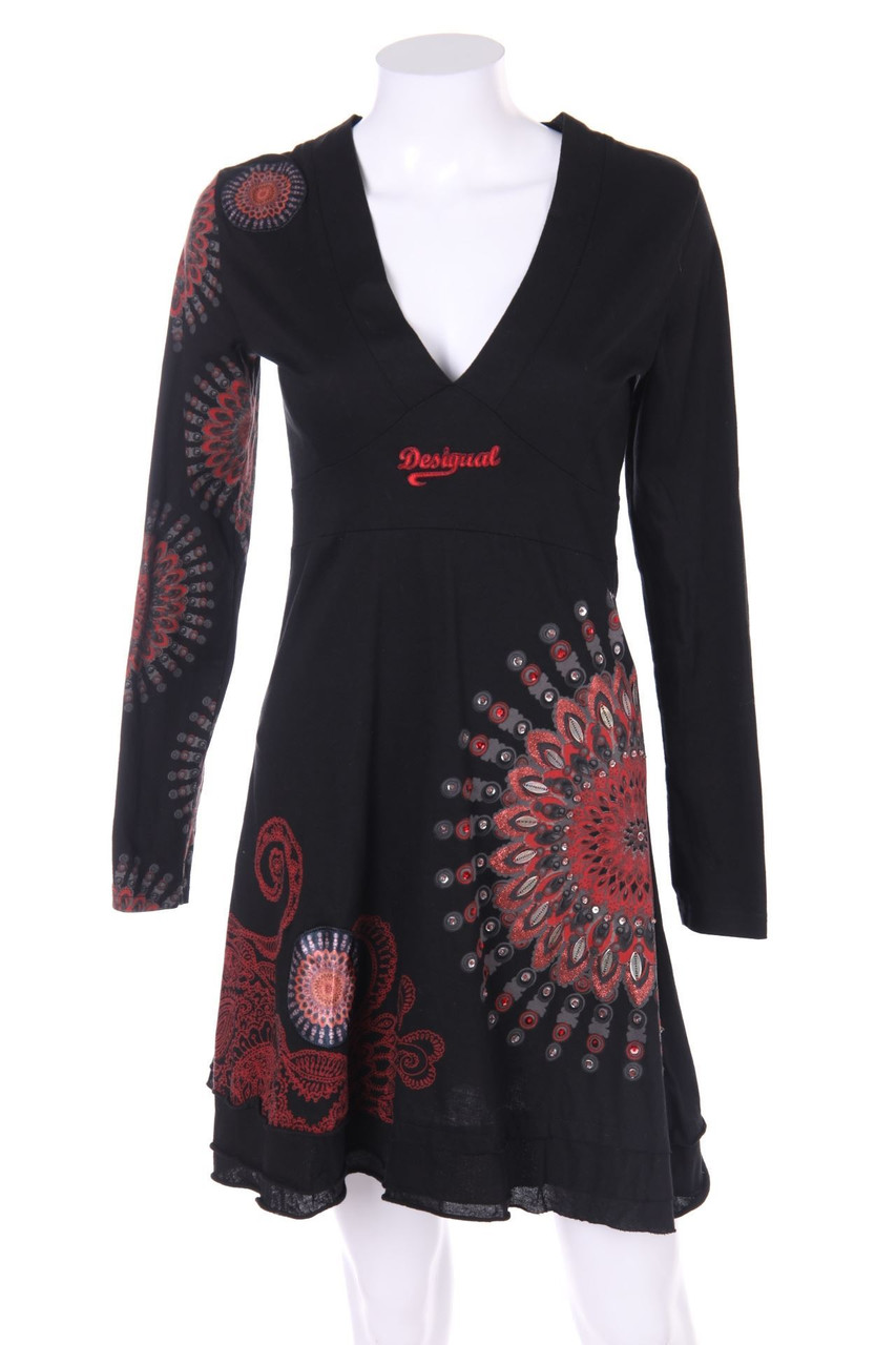 Desigual - Kleid mit Applikationen - S