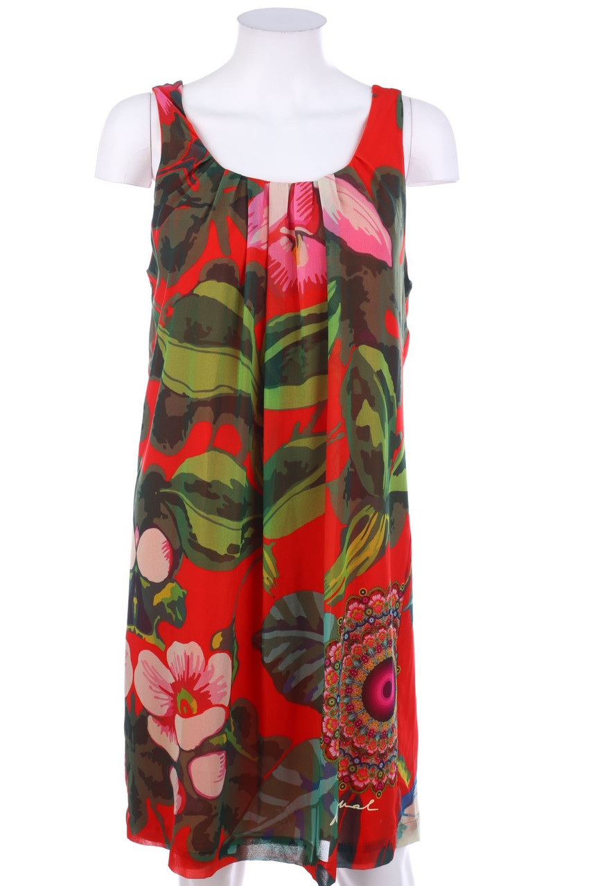 Desigual - Shift-Kleid mit Blumen-Print - D 40