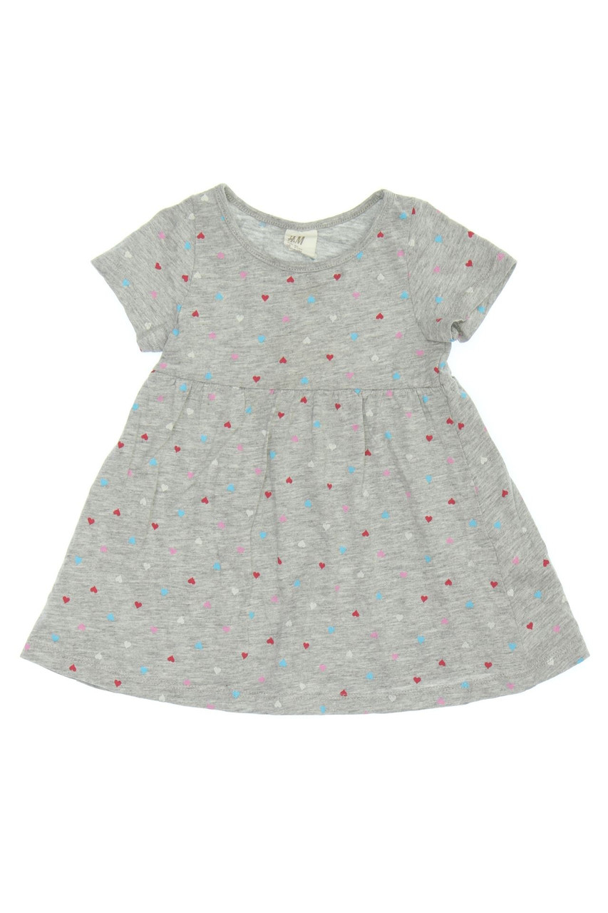 H&M - Kleid aus Baumwoll-Mix mit Print - 80