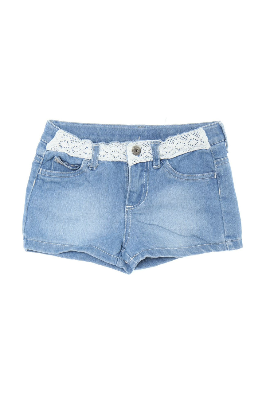Calvin Klein Jeans - Jeans-Shorts mit Spitze - 110