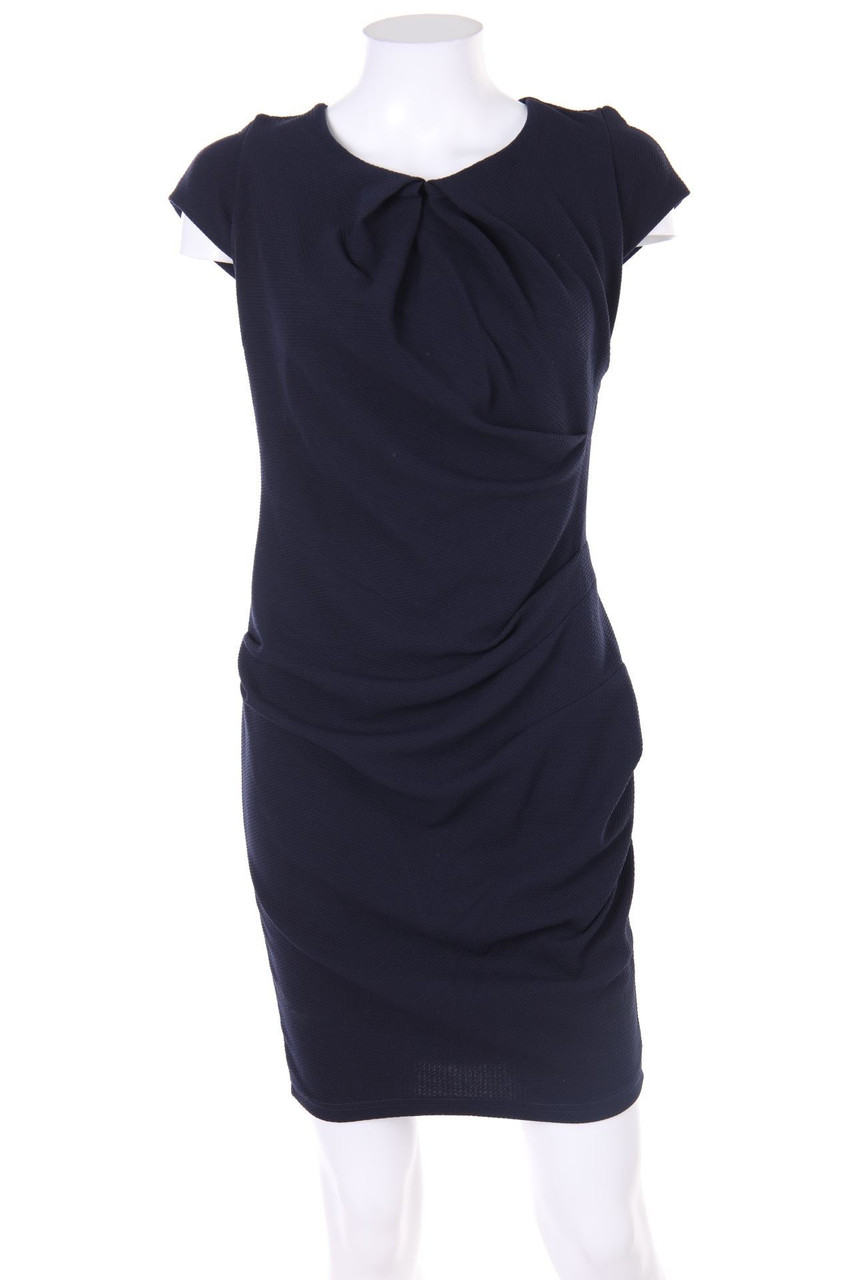 Jus d´Orange - Kleid in Wickel-Optik mit Raffungen - D 36