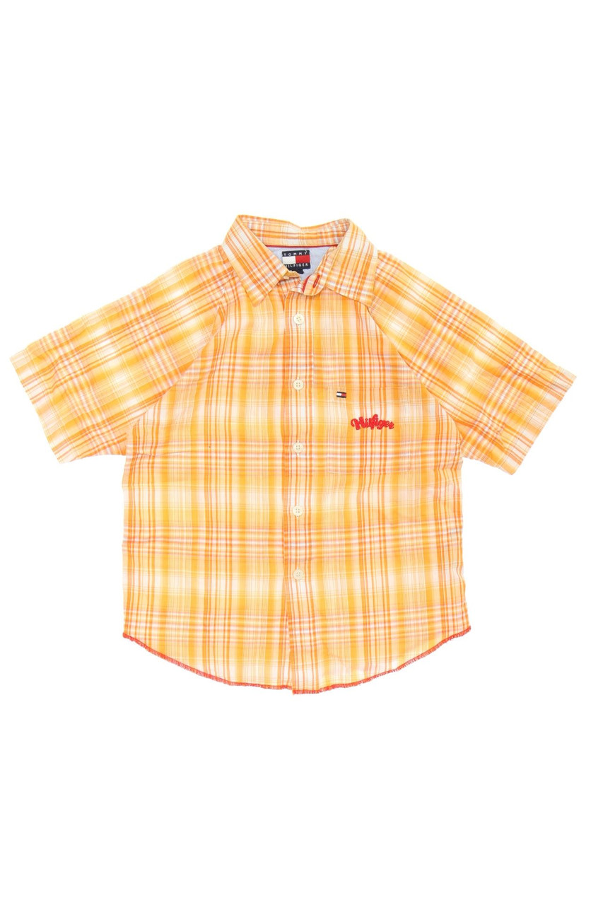 TOMMY HILFIGER - Karo-Hemd mit Logo-Stickerei - 116