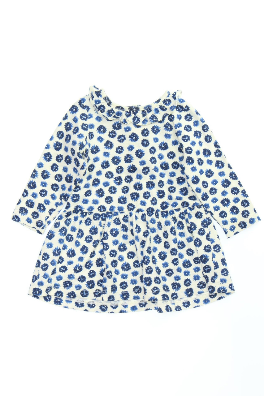 PETIT BATEAU - Kleid aus Baumwolle mit floralem Muster - 68