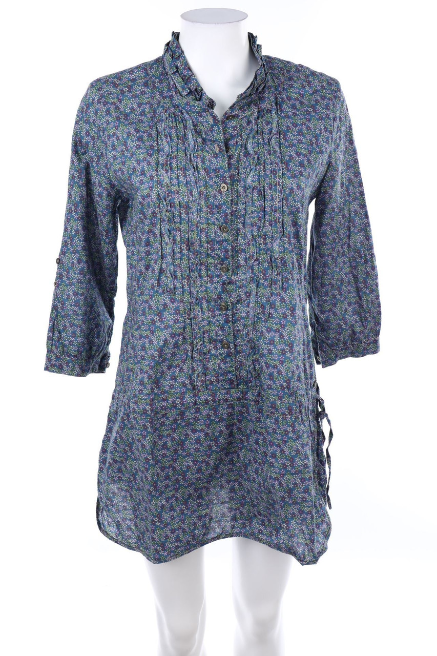 NILE atelier - Kleid aus Baumwolle mit Blumen-Print - S