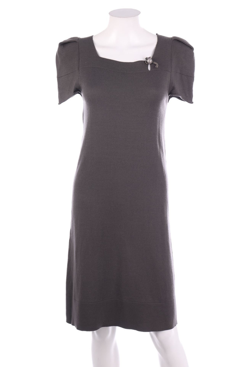LIU JO - Strickkleid mit Logo-Plakette - D 36