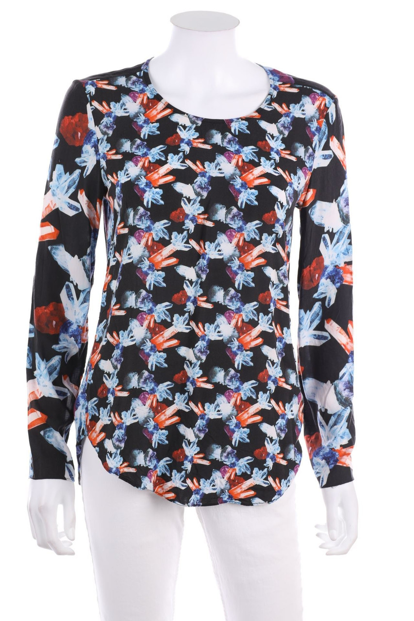 AJ ARMANI JEANS - Bluse aus Viskose mit Print - D 42