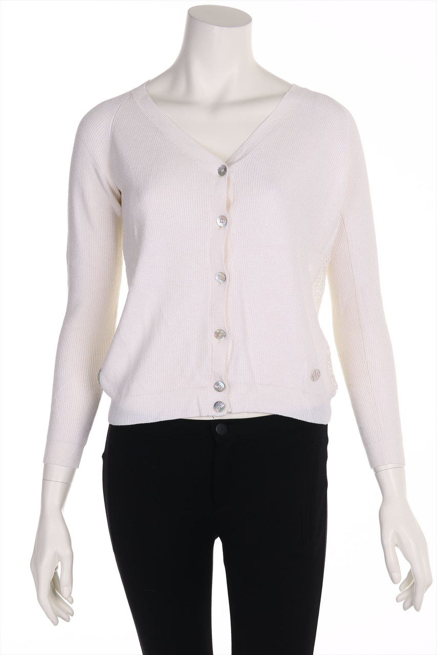 AJ ARMANI JEANS - Cardigan mit Logo-Plakette - D 34