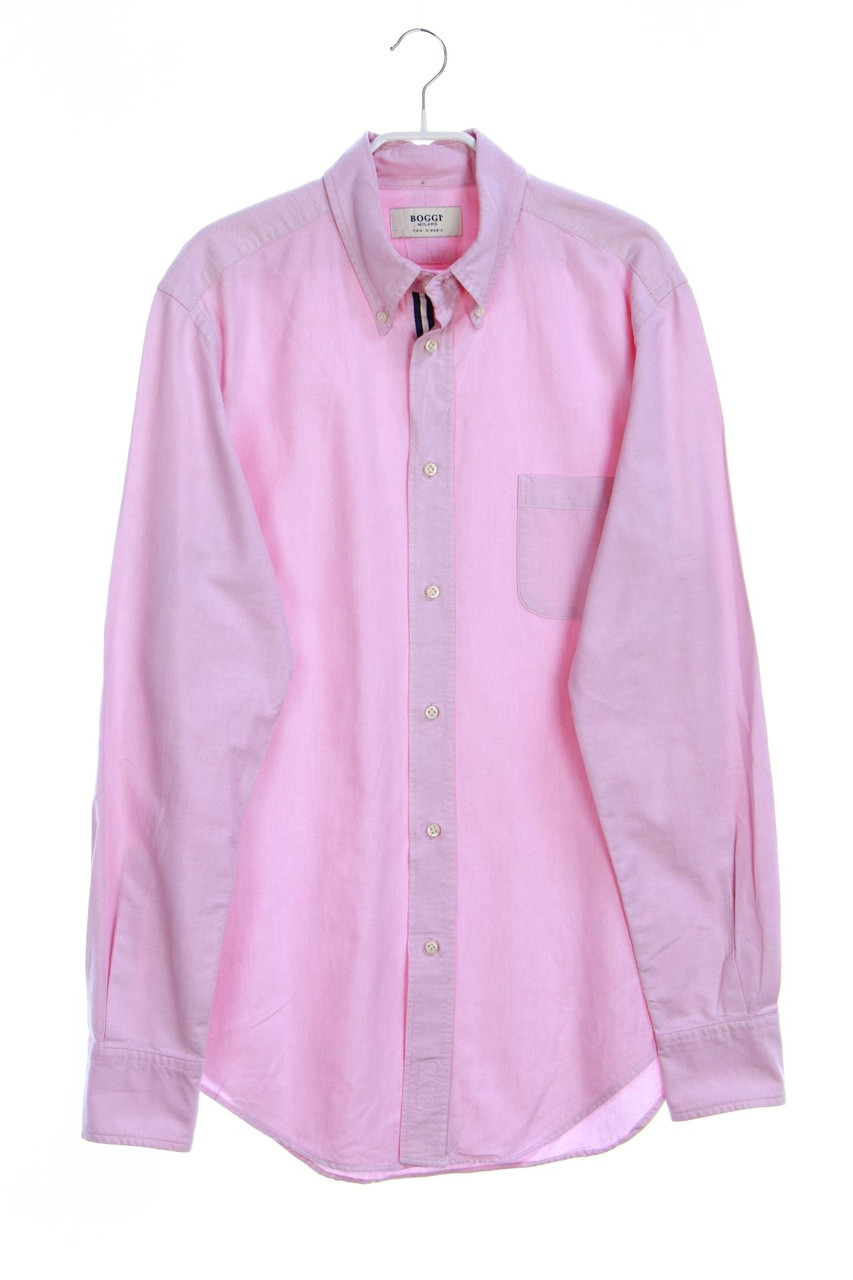 BOGGI Milano - Button-down-Hemd aus Baumwolle - M