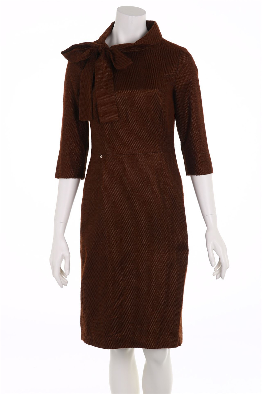 AIGNER - Kleid mit Wolle im 60s-Style - D 34