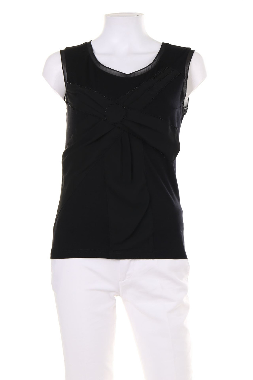 ouí - Top mit Applikationen mit Perlen - D 40