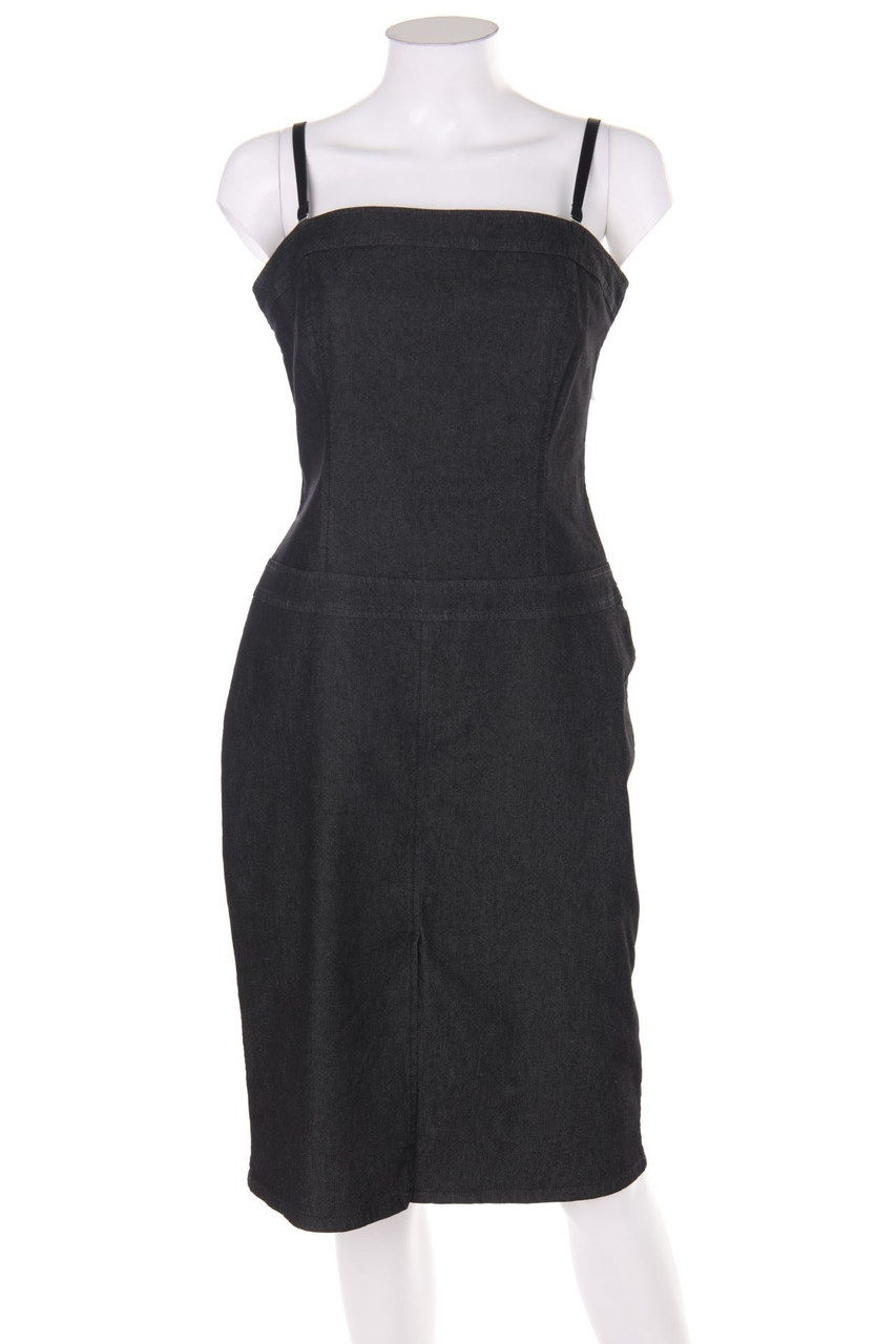 UNITED COLORS OF BENETTON - Kleid aus Baumwoll-Mix mit Schlitz - M