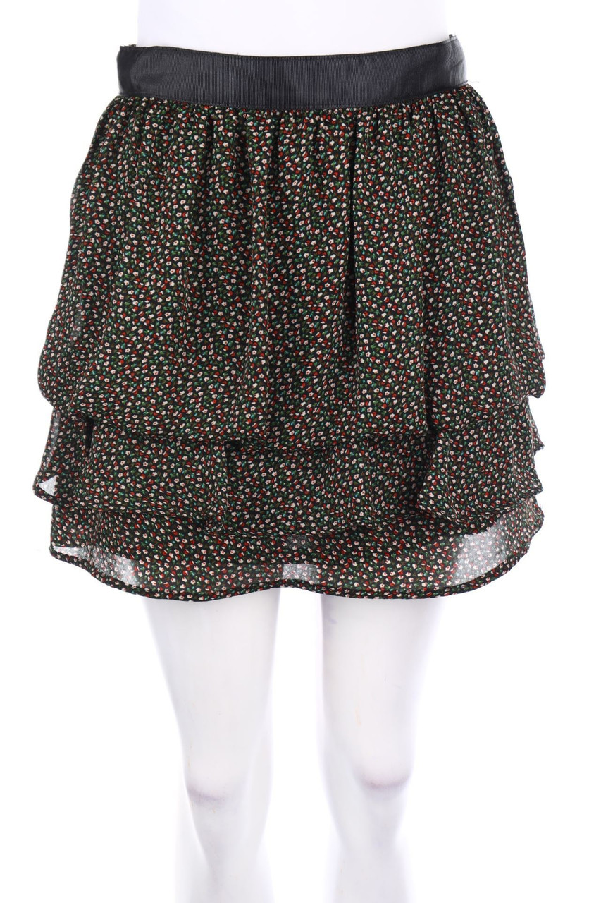 NAF NAF - Minirock im Layer Look mit Blumen-Print - D 34