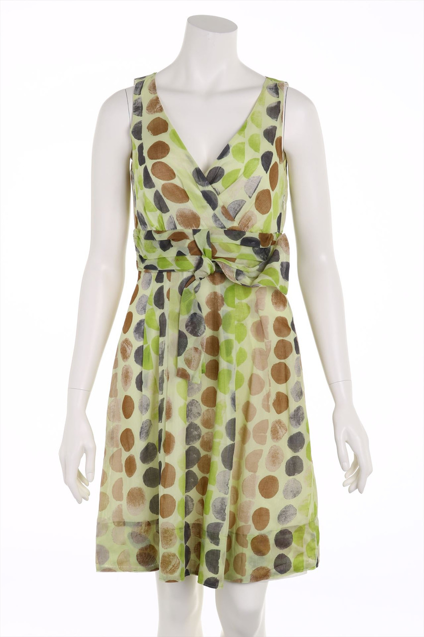 LUISA CERANO - Kleid aus Baumwolle mit Punkten - D 36