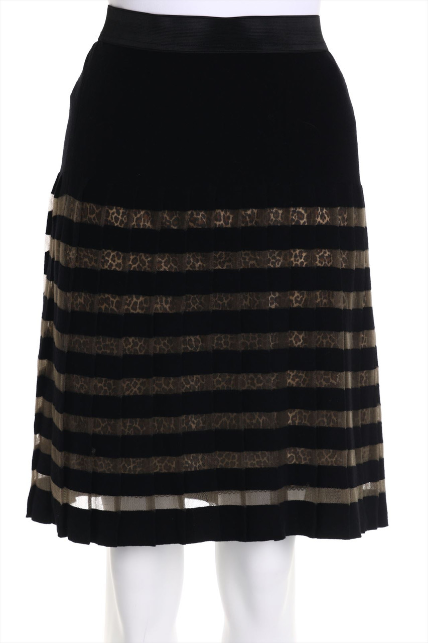 MARC CAIN - Rock mit Leo-Print - D 38