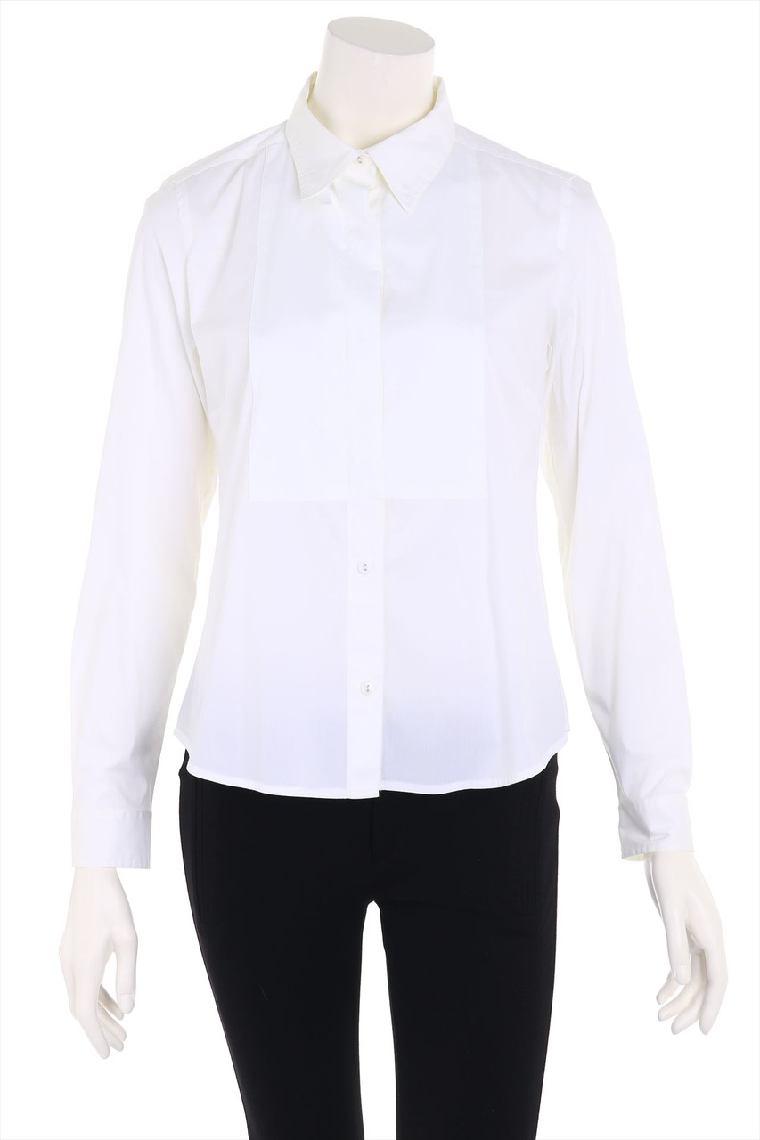 Max Mara - Clean Chic-Hemd-Bluse mit Knöpfen - D 40