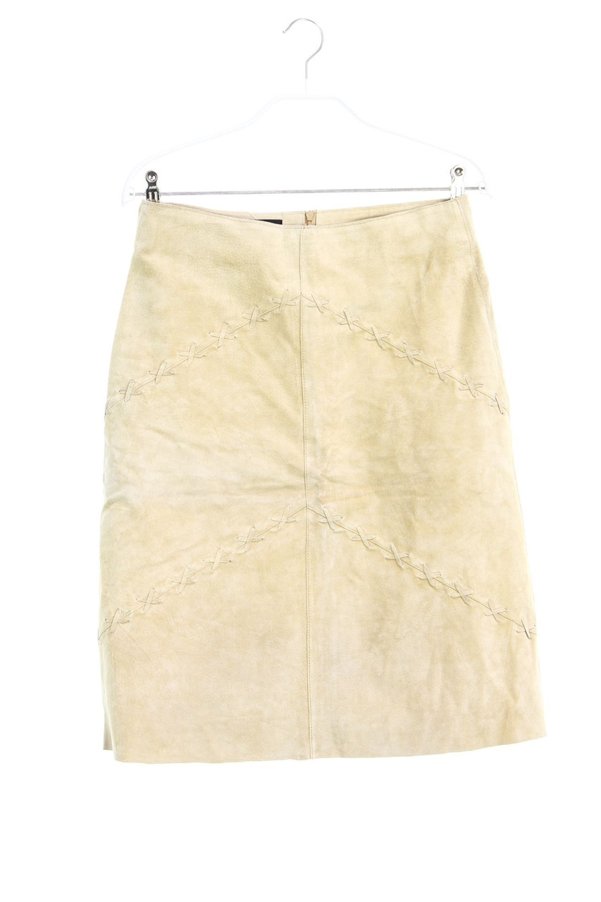 MORGAN - Velours-Leder-Rock mit Schnürung - D 36