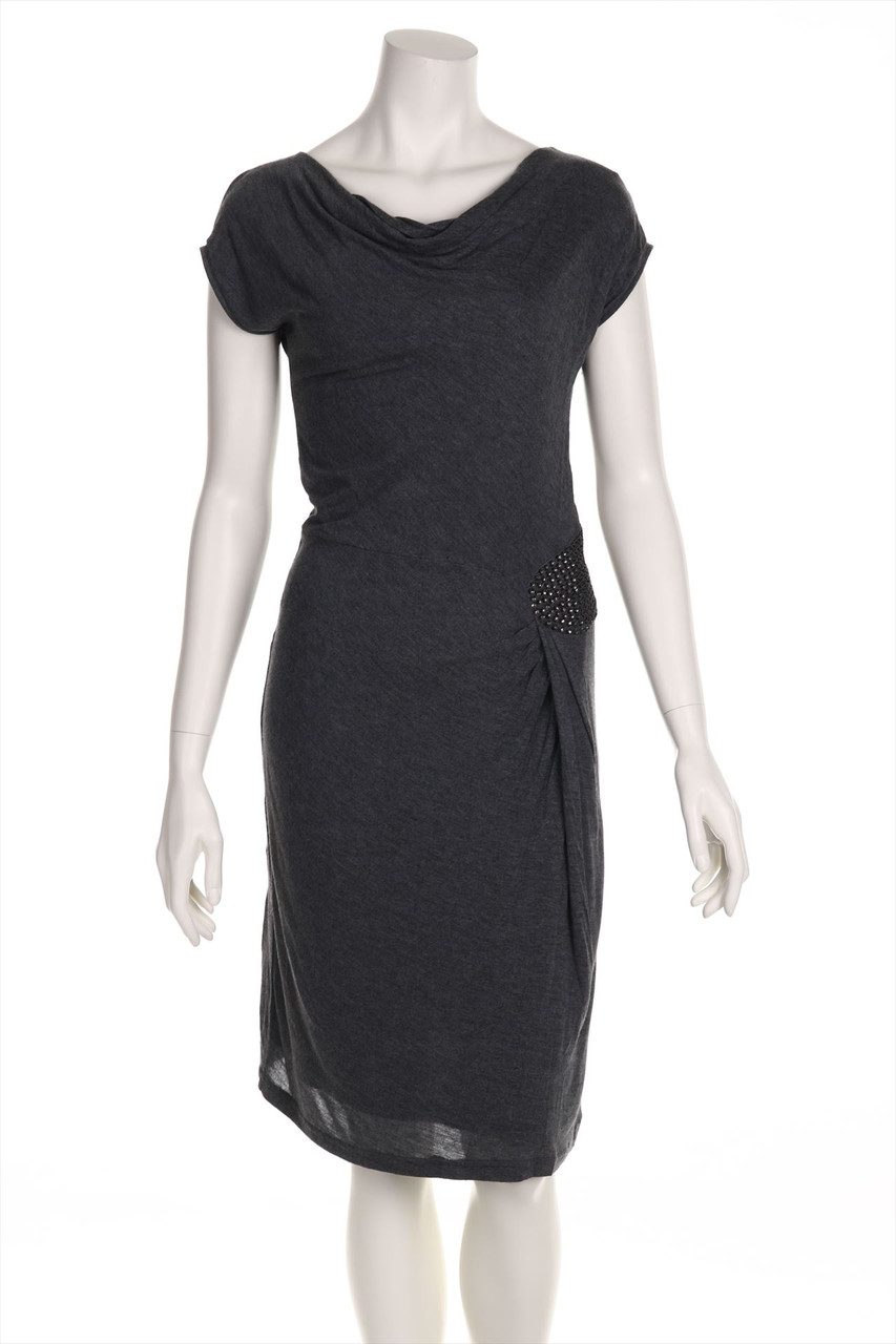 GERARD DAREL - Kleid aus Jersey mit Wasserfall-Ausschnitt - D 36