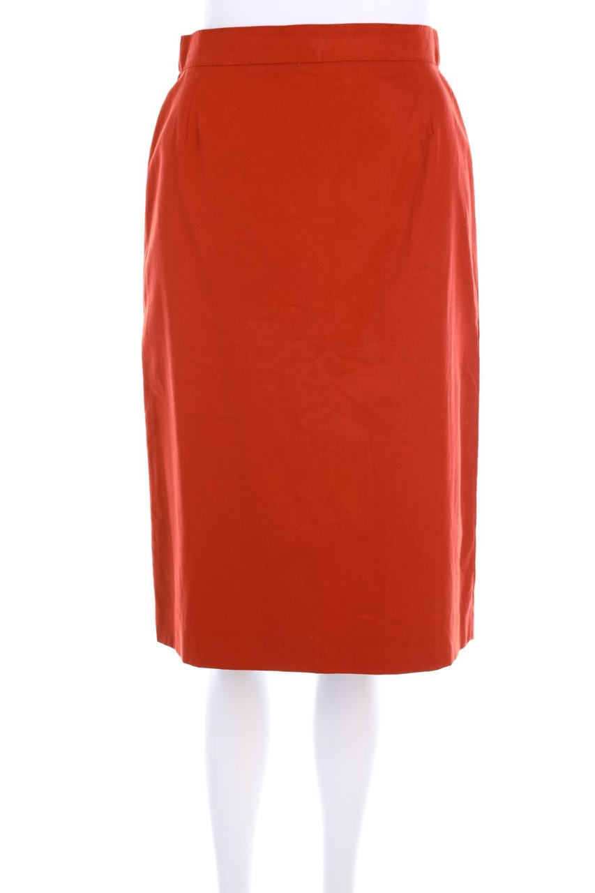 RENA LANGE - Bleistift-Rock aus Baumwoll-Mix mit Seide - D 38