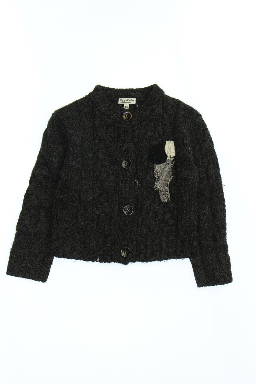 Eliane et Lena PARIS - Strick-Jacke mit Wolle - 104