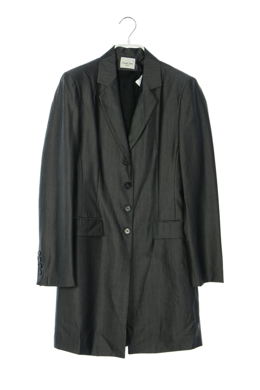 Claude Zana Paris - Blazer-Mantel mit Wolle mit Schlitz - D 38