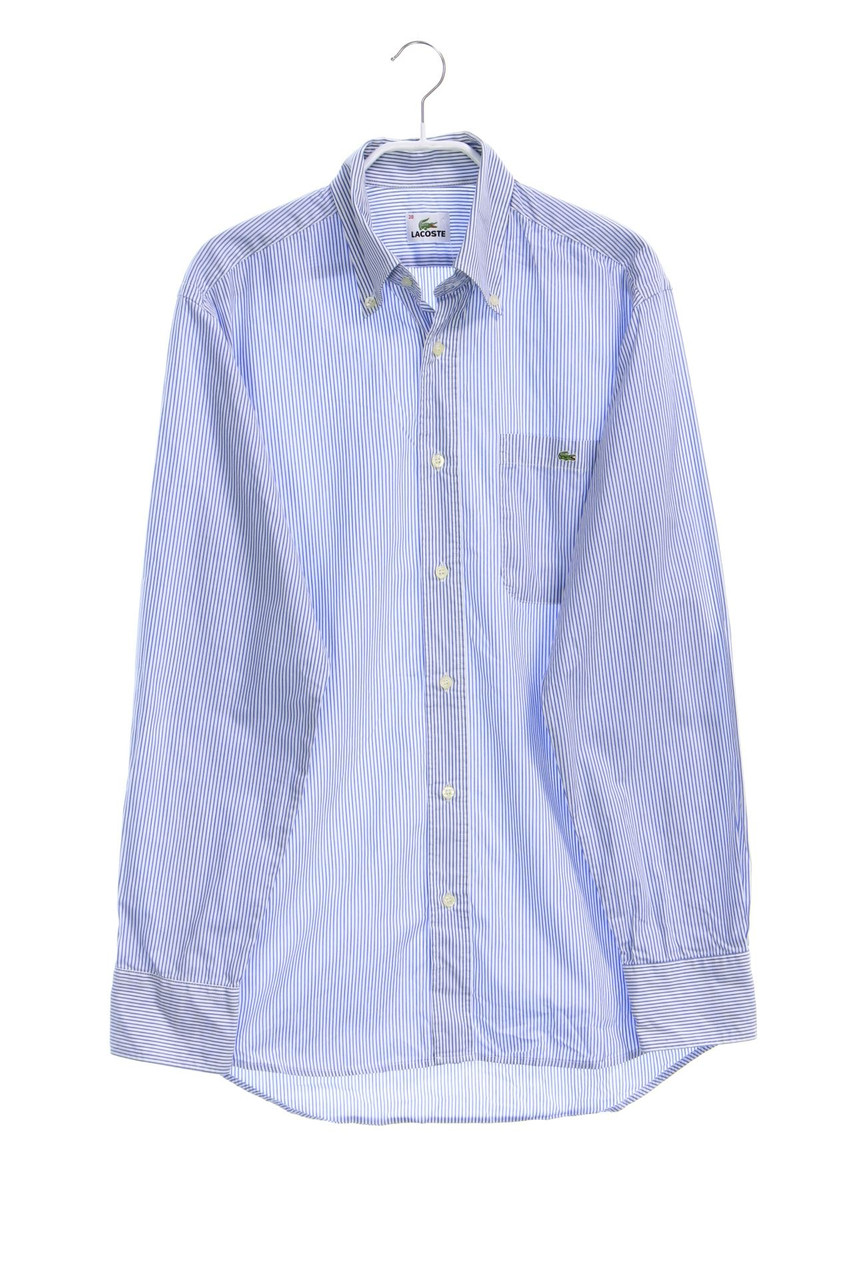 LACOSTE - gestreiftes Hemd aus Baumwolle mit Logo-Stickerei - S