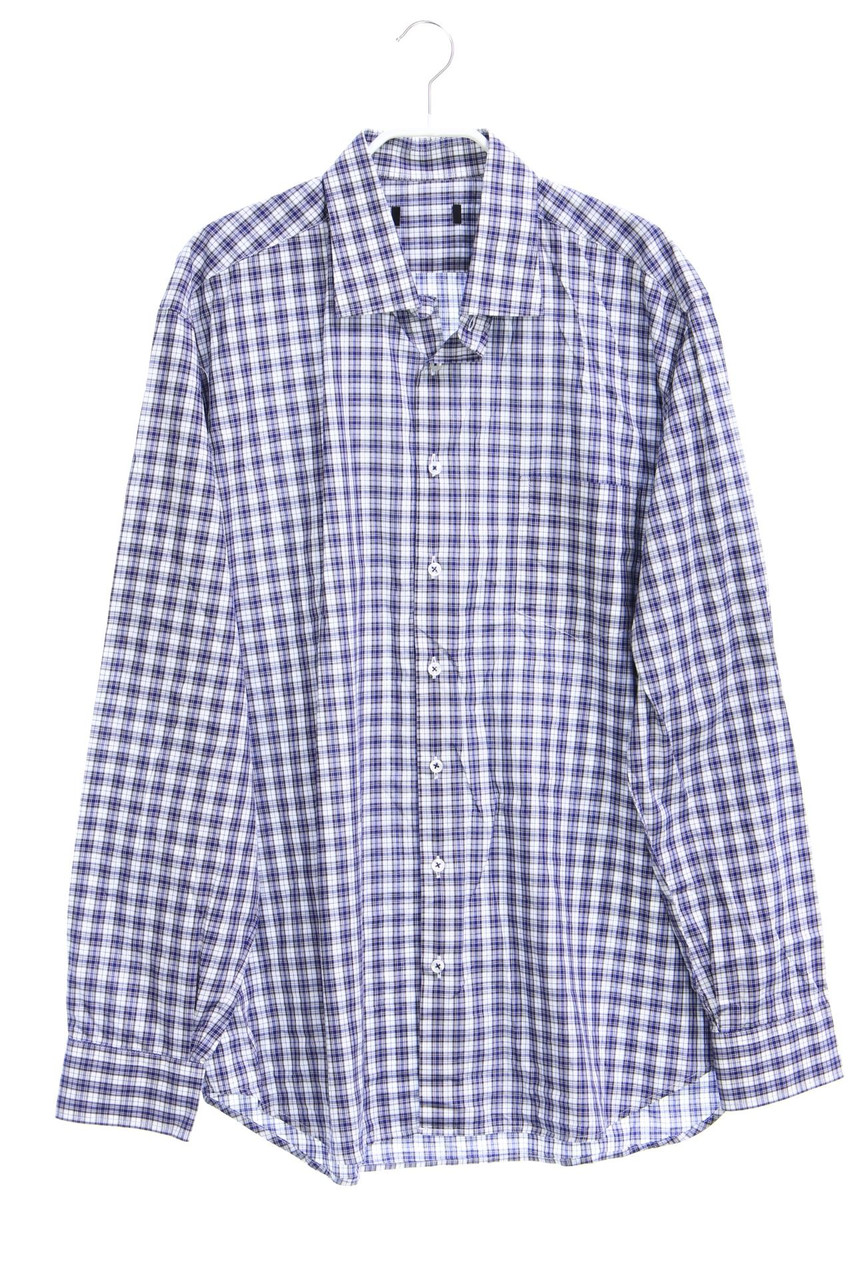 Ohne Label - kariertes Hemd aus Baumwolle - 42